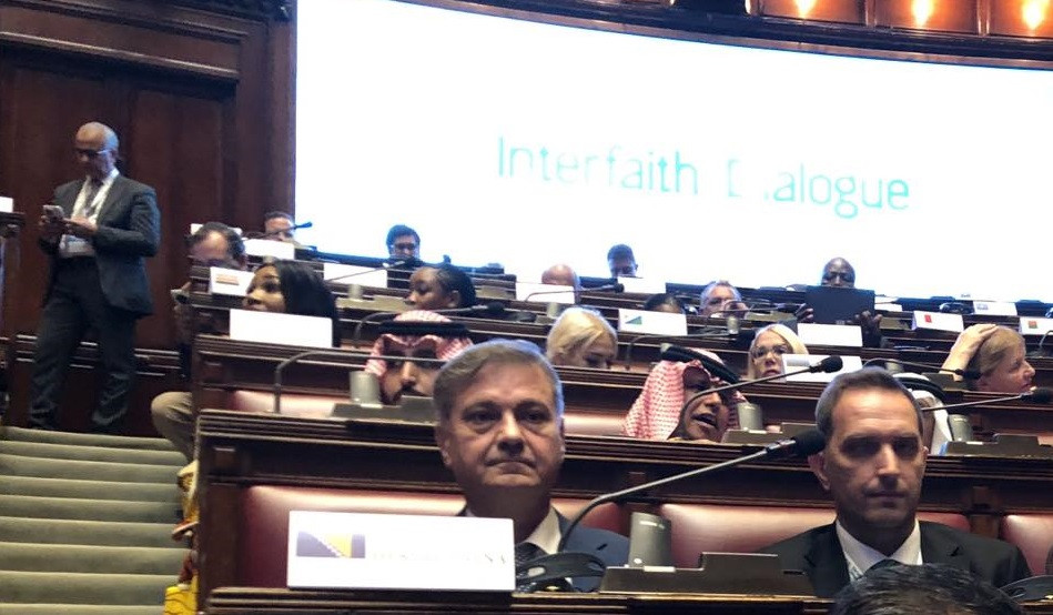 Zvizdić u Rimu na Drugoj parlamentarnoj konferenciji o međuvjerskom dijalogu