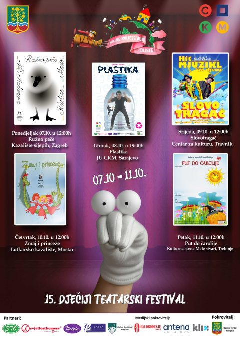 JU CKM: Uskoro 15. Dječiji teatarski festival ‘’Hajde svijete budi dijete’’