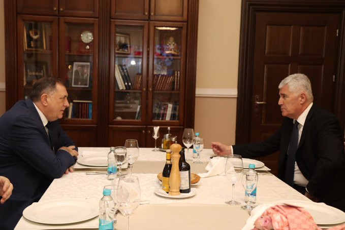 Čović i Dodik u Banjoj Luci razgovarali o funkcioniranju vlasti u institucijama BiH