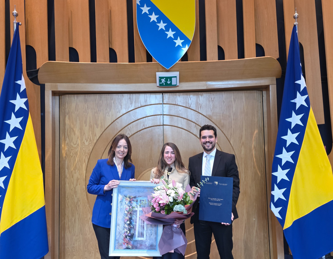 Lejli Njemčević uručena Državna nagrada za sport Bosne i Hercegovine