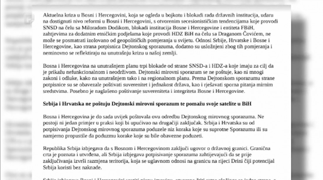 Dokument SDA donio novi potres na političkoj sceni, brze i oštre reakcije prozvanih