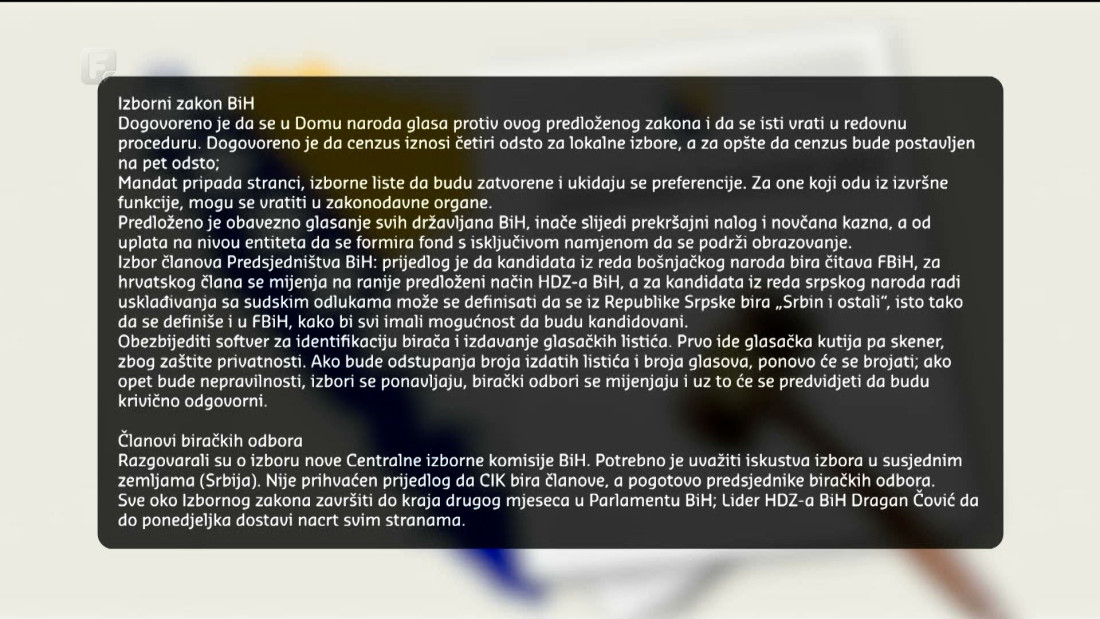 Mediji objavili različite dijelove dokumenta usvojenog u Laktašima