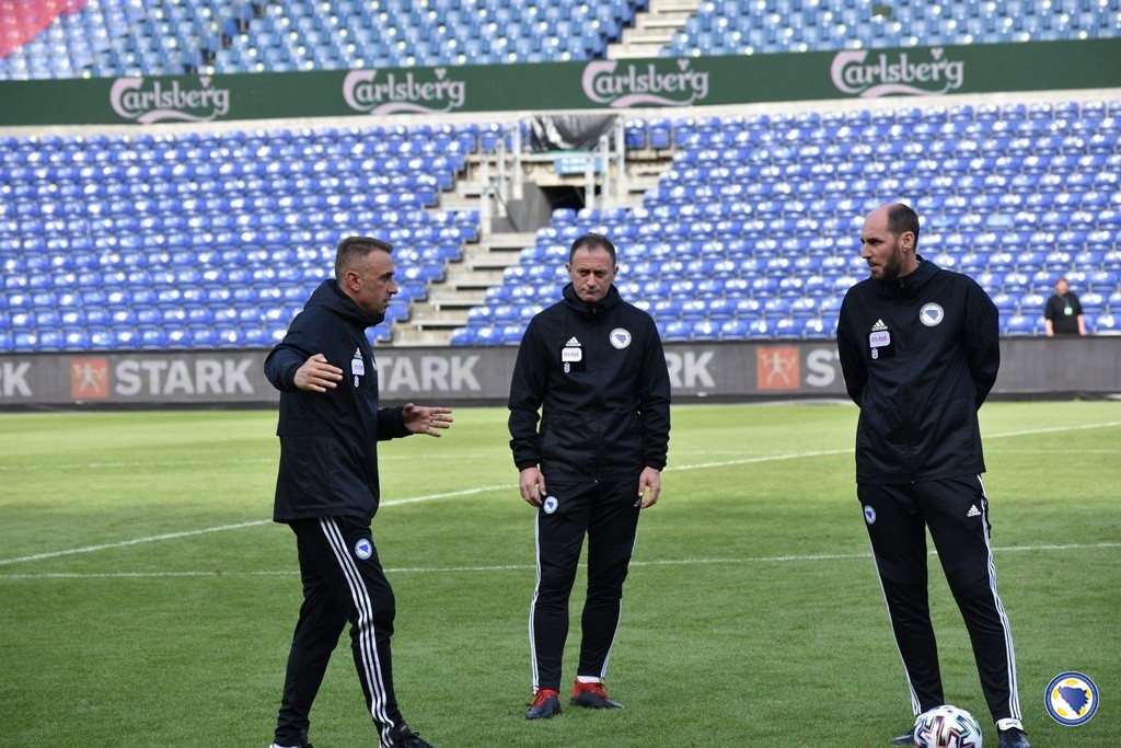 Reprezentacija obavila službeni trening u Kopenhagen