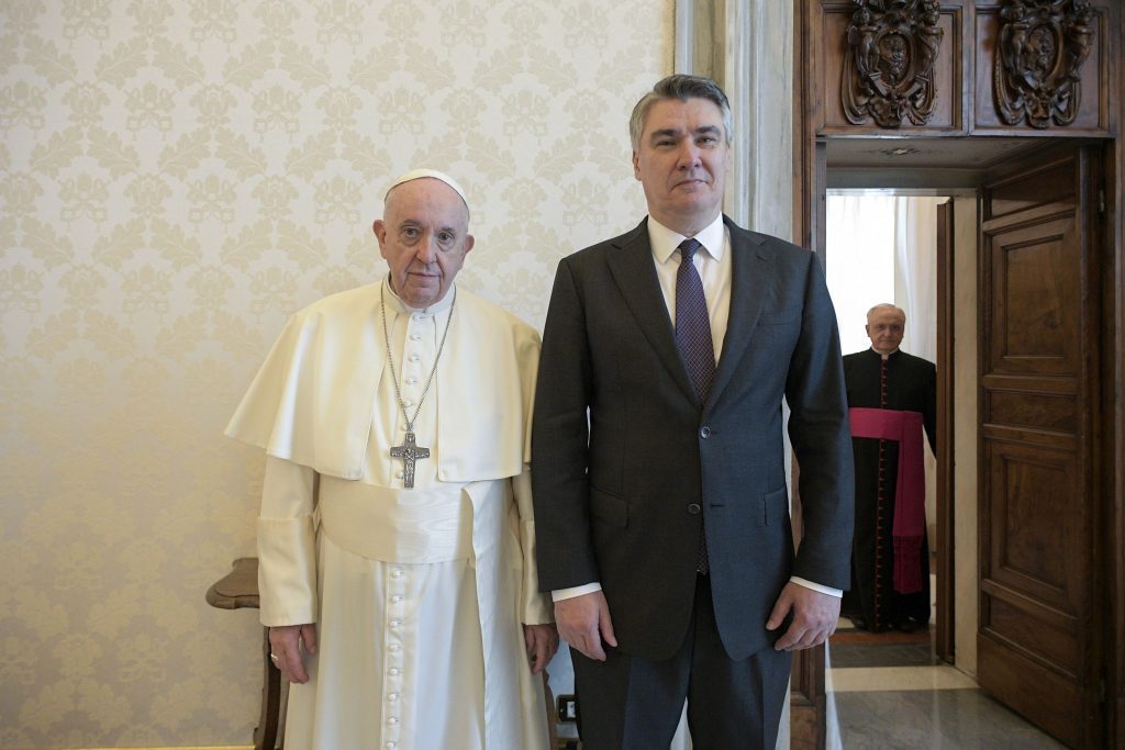 Milanović u Vatikanu: Hrvati još 'haju za BiH'