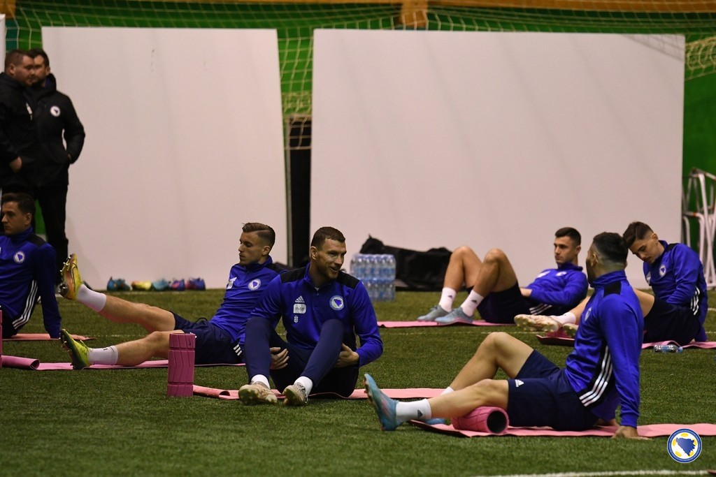 Fudbaleri BiH obavili prvi trening pred duele s Gruzijom i Luksemburgom