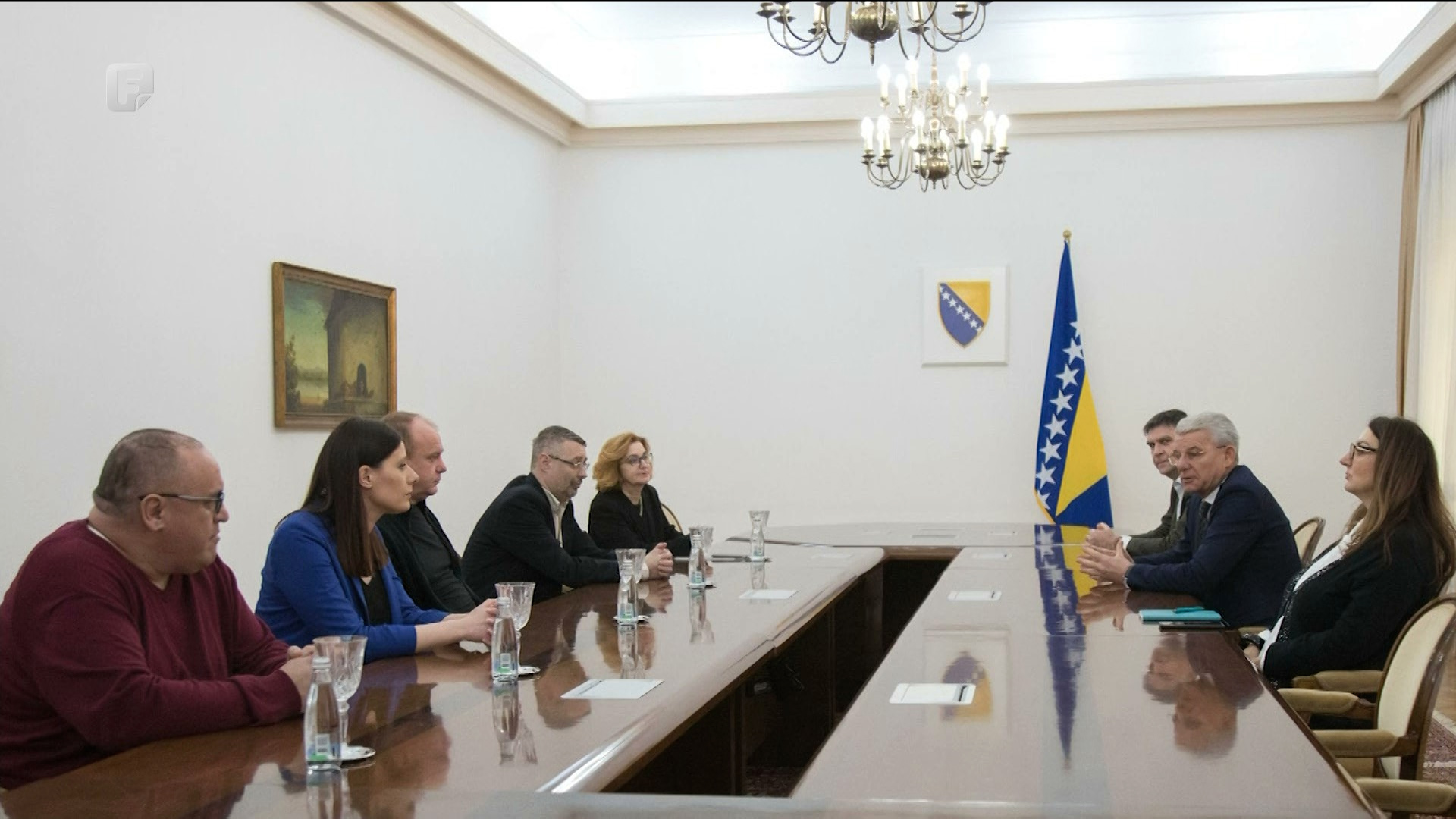 Džaferović s predstavnicima Samostalnog sindikata BHRT-a