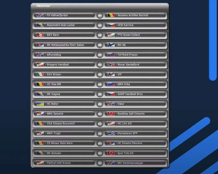 Vogošća, Sloboda i Leotar saznali protivnike u 3. kolu EHF Evropskog kupa