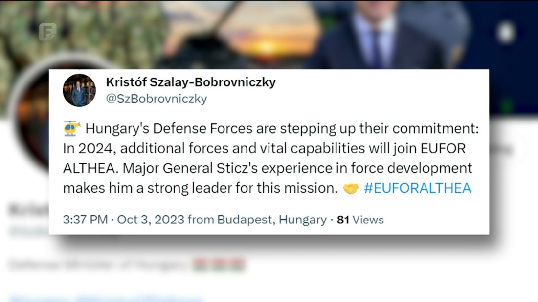 Laszlo Sticz na čelu ALTHEA-e - na političkom terenu podijeljena mišljenja