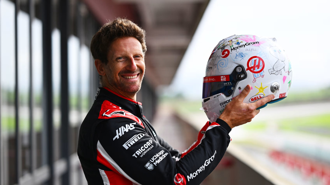 Pet godina poslije pakla: Grosjean vozio VF-23 u Mugellu s dječjom kacigom