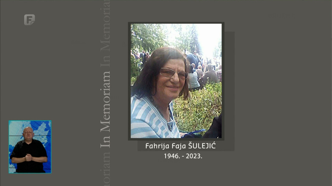 Preminula dugogodišnja uposlenica Radio-televizije Bosne i Hercegovine Fahrija Faja Šulejić