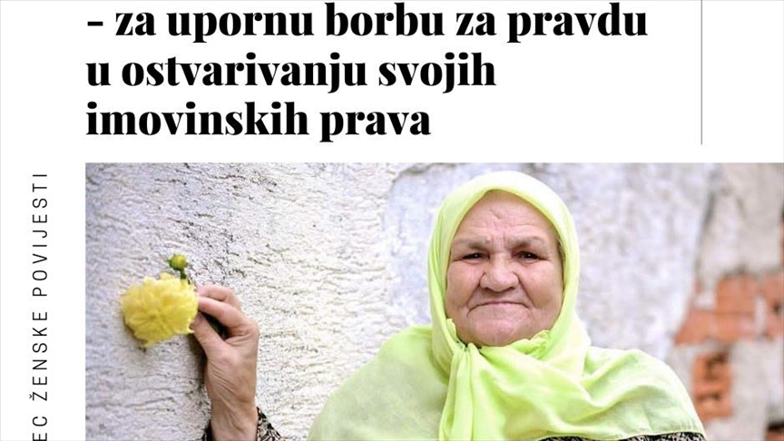 Ambasada SAD-a dodijelila priznanje nani Fati Orlović