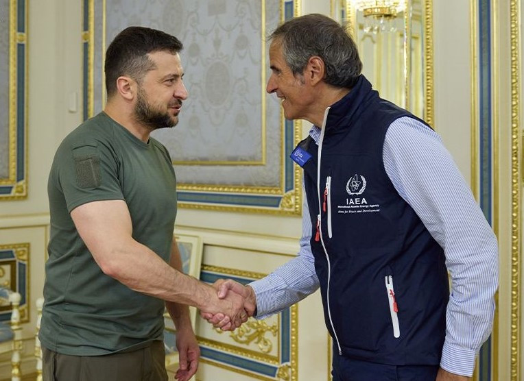 Zelenski se sastao sa misijom IAEA u Kijevu