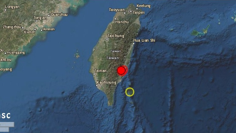 Zemljotres jačine 6,6 stepeni pogodio Tajvan