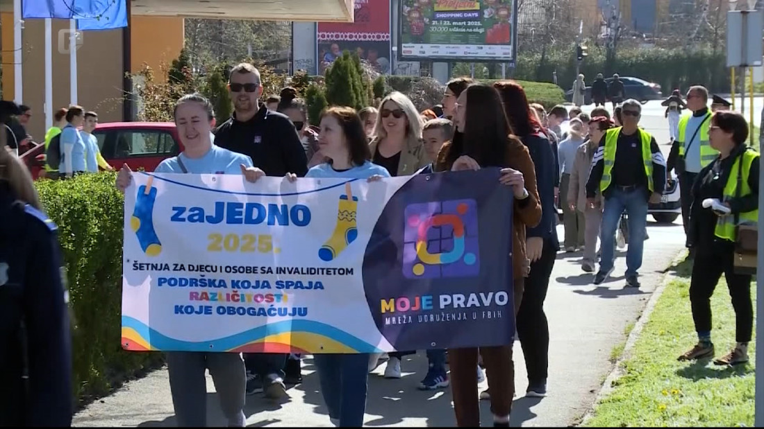 U Tuzli šetnja „zaJEDNO 2025.“, pod sloganom „Podrška koja spaja, različitosti koje obogaćuju“