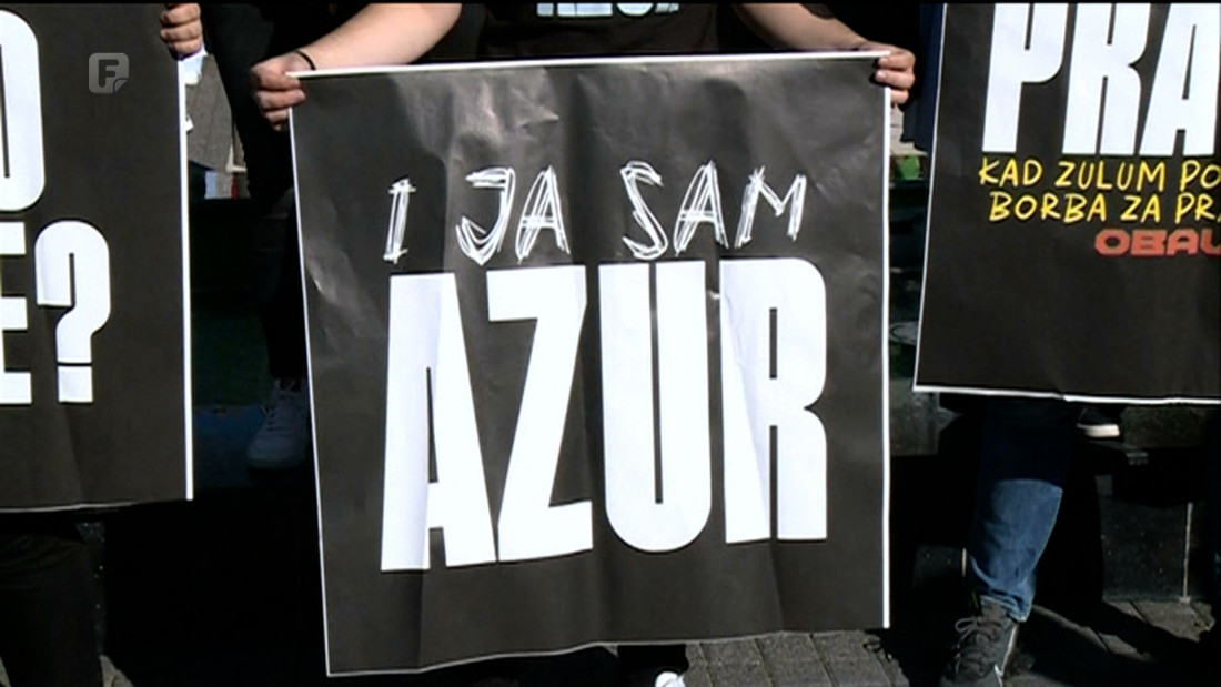 U Cazinu održani mirni protesti "I ja sam Azur"