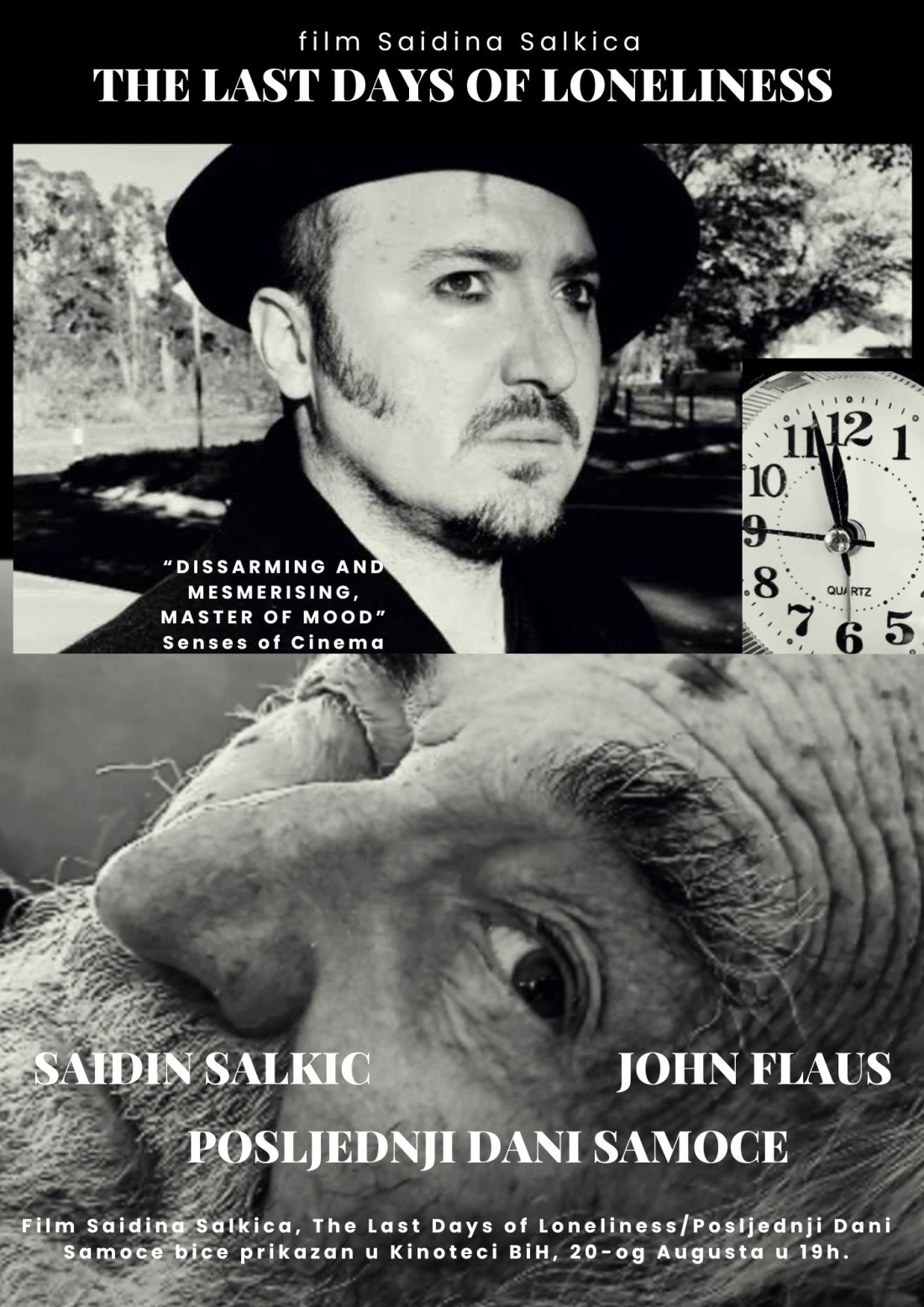 Projekcija filma „Posljednji dani samoće“ Saidina Salkića u Kinoteci BiH