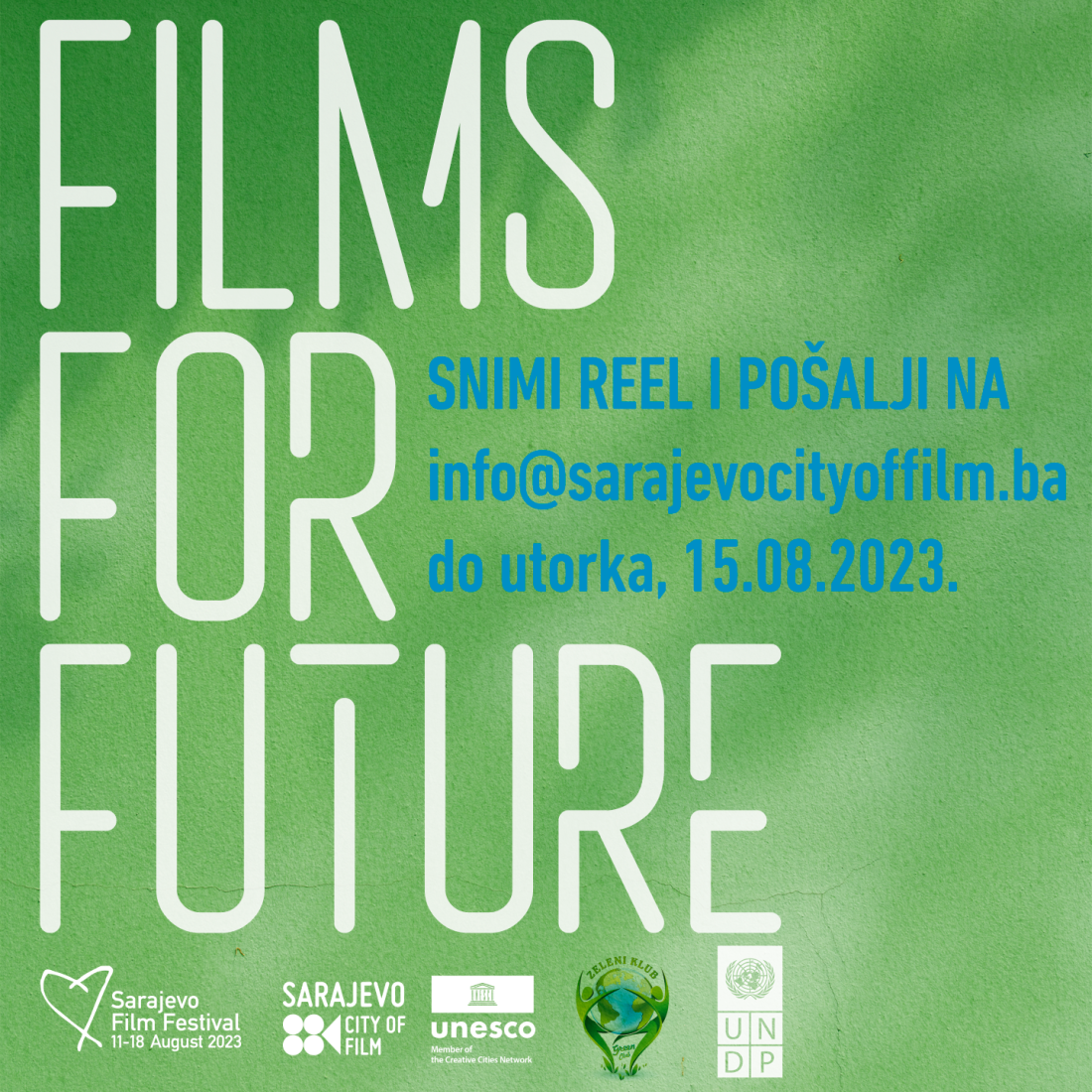 Produžen rok takmičenja za mlade „Films for Future / Filmovi za budućnost“