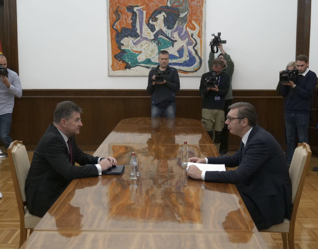 Vučić nakon sastanka s Lajčakom: Srbija opredijeljena za nastavak konstruktivnog dijaloga