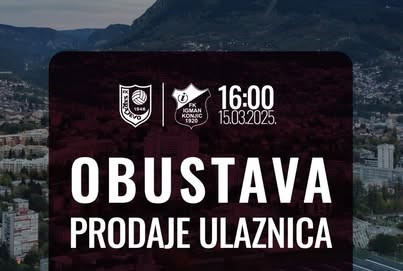 Sarajevo naredni duel igra bez navijača