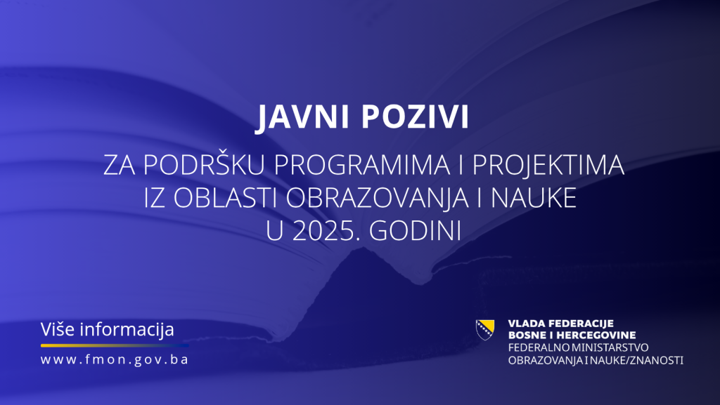 FMON raspisao javne pozive za (su)finansiranje programa i projekata