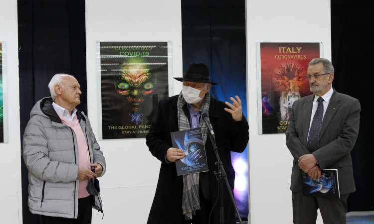 Otvorena izložba plakata "COVID-19" autora Kemala Hromića