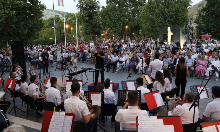 Hrvatska glazba Mostar donijela dašak Splita u Grad na Neretvi