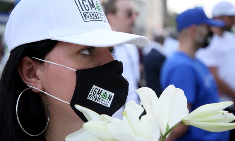 Manifestacija 'Odbrana BiH - Igman 2021.' - Sjećanje na ubijene građane Sarajeva