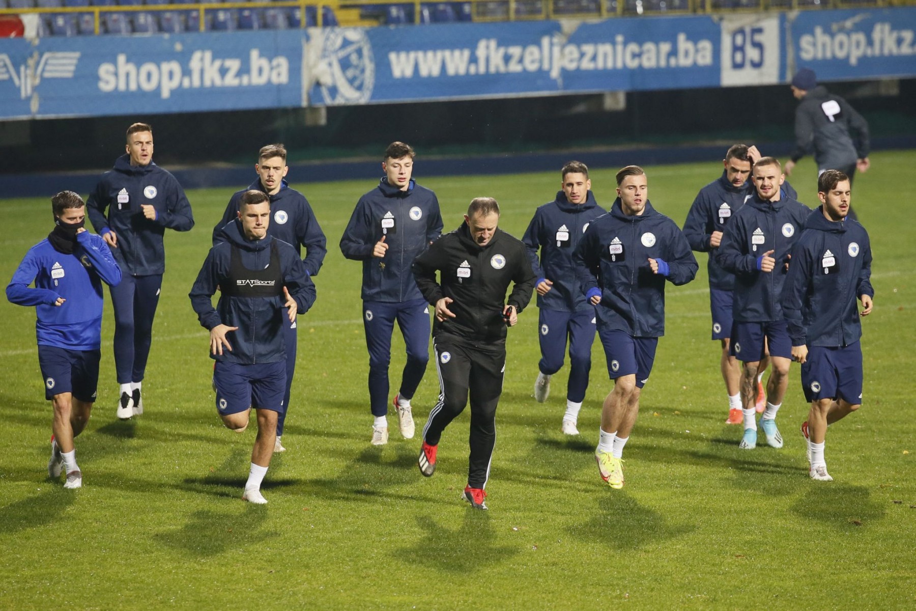 Nogometaši BiH trenirali na Grbavici