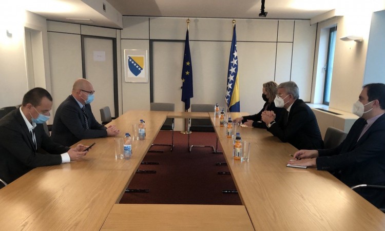 Džaferović - Grošelj: Od izuzetne važnosti da situacija u BiH bude u fokusu institucija EU