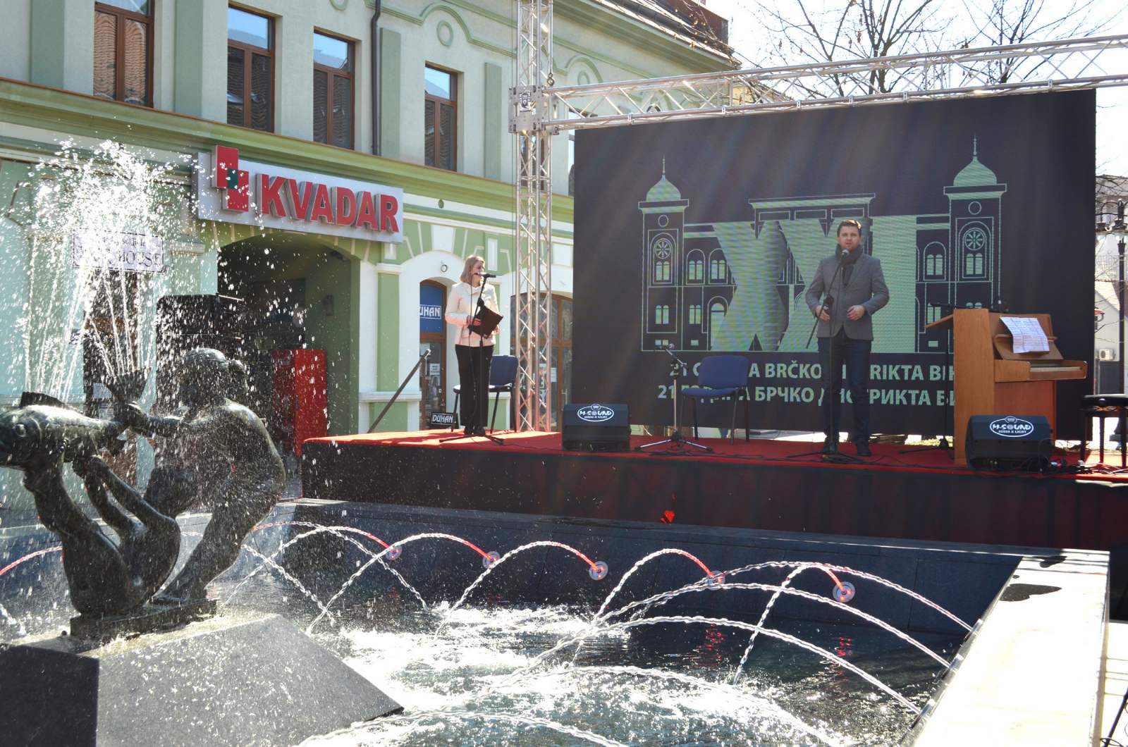 Gradonačelnik svečano pustio u rad „Fontanu mladosti“ u centru grada u Brčkom