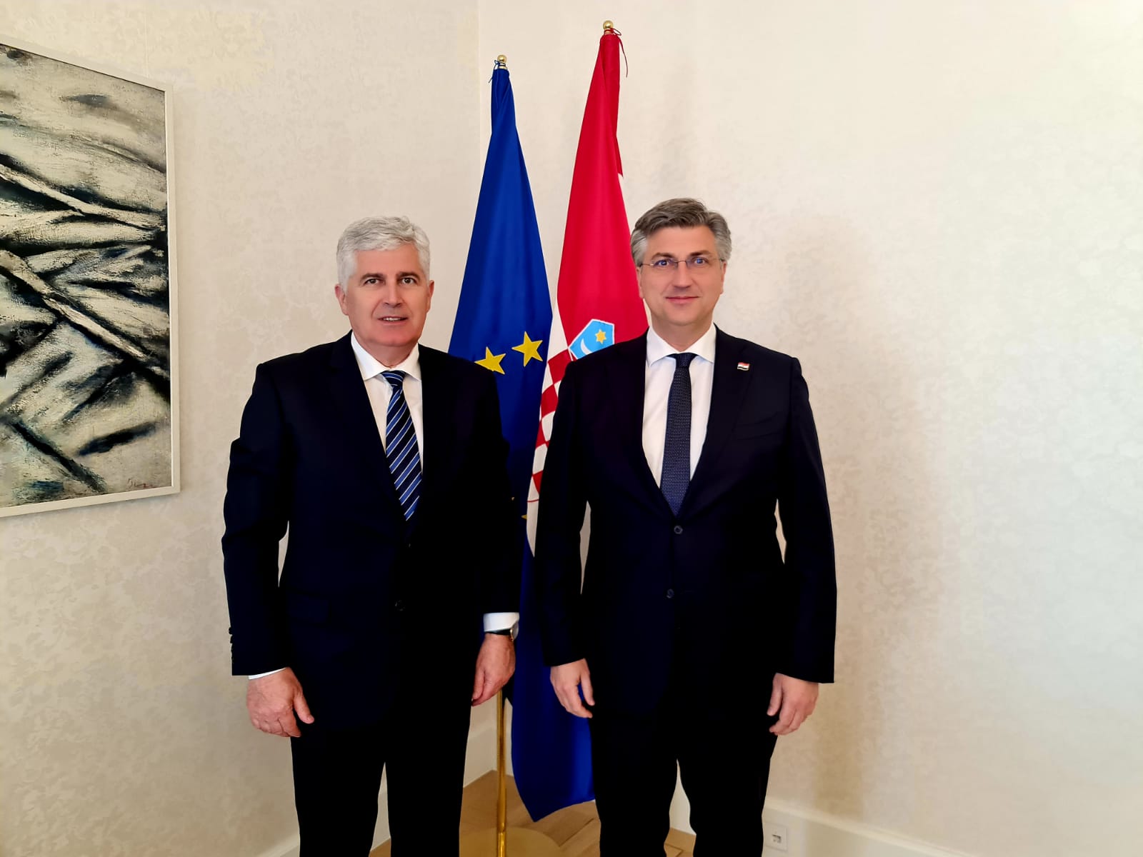 Plenković i Čović: Izostanak dogovora o izbornoj reformi štetan za funkcioniranje i reformski put BiH