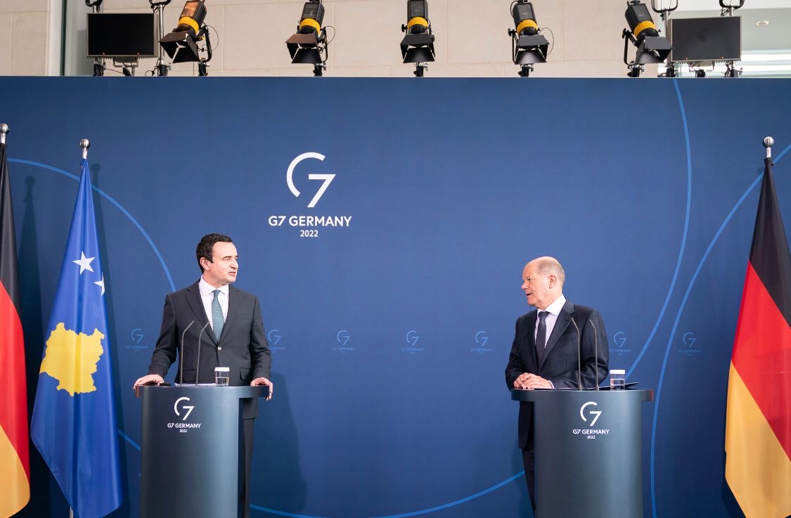 Scholz i Kurti razgovarali u Berlinu o viznoj liberalizaciji za Kosovo, regionu i saradnji