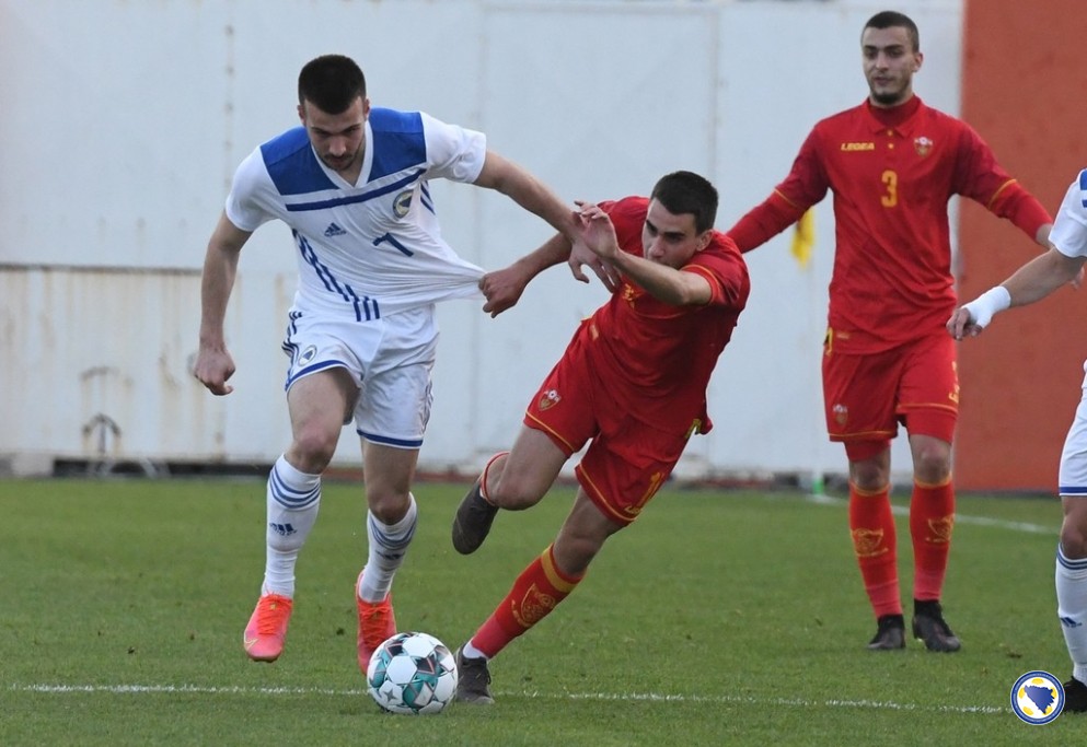 Mlada reprezentacija BiH remizirala u Podgorici na startu kvalifikacija