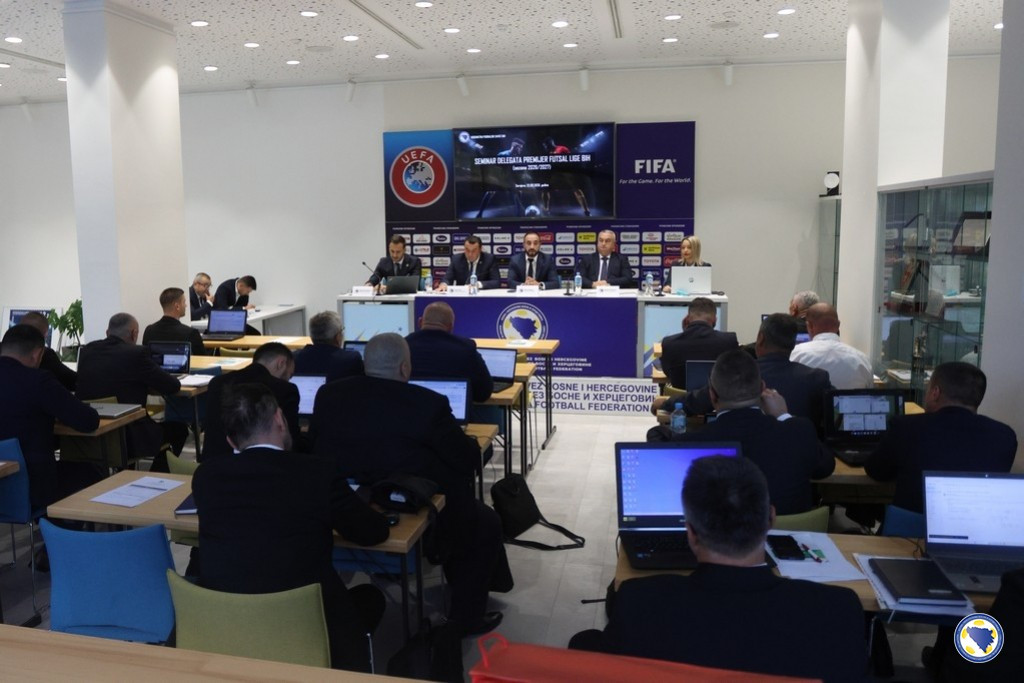 Održan seminar delegata Premijer futsal lige BiH te obavljen žrijeb takmičarskih brojeva