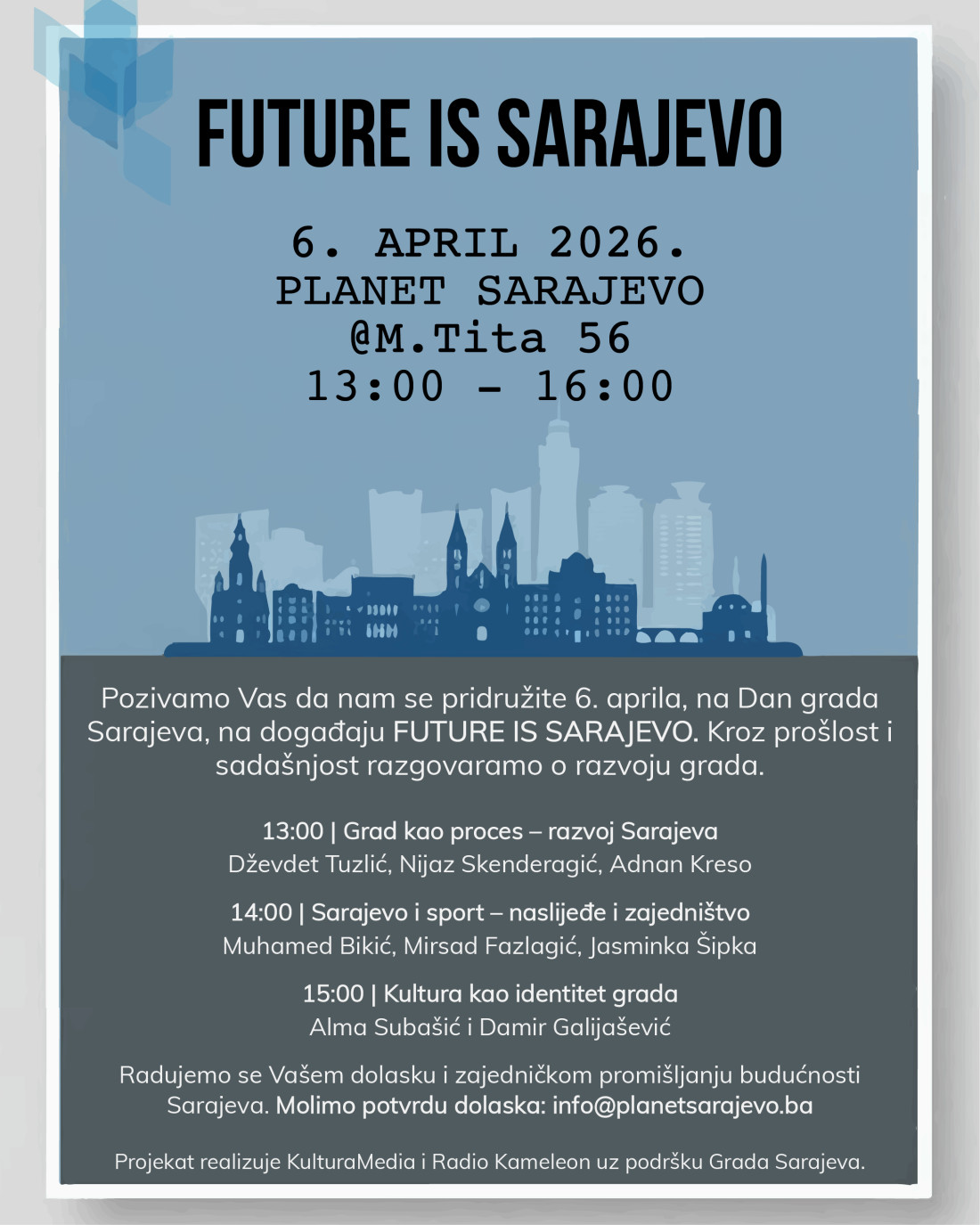 „Futura is Sarajevo“ 6. aprila u „Planet Sarajevo“