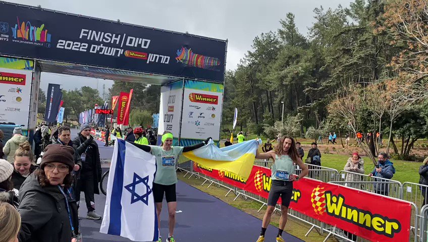 Ukrajinska atletičarka, izbjeglica, pobjednica Jeruzalemskog maratona