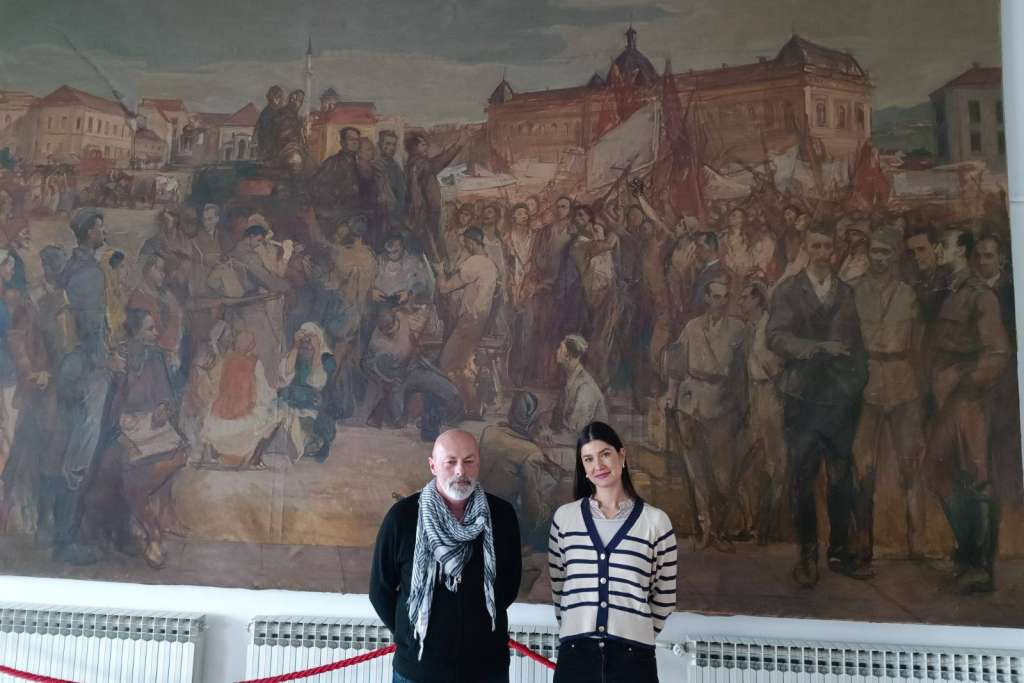 Centar za kulturu Tuzla realizira restauraciju slike Ismeta Mujezinovića 'Oslobođenje Tuzle 1943.'