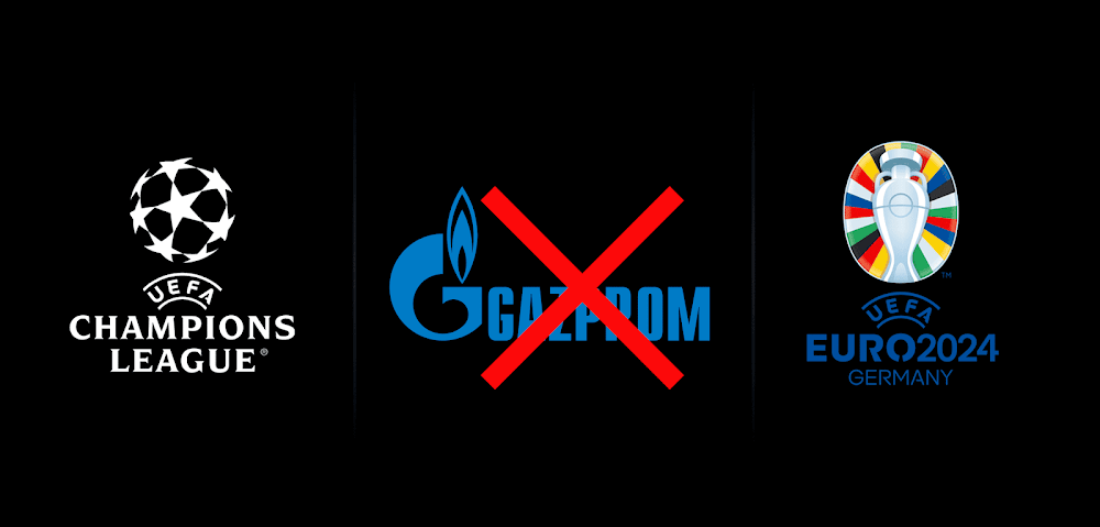 UEFA raskinula partnerstvo s ruskim Gazpromom
