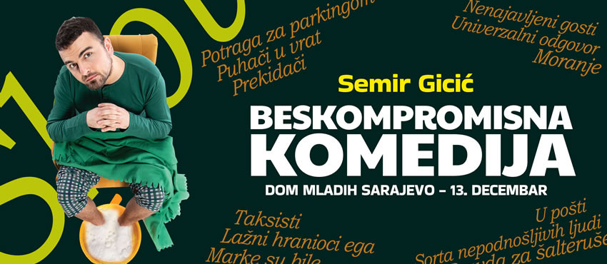 "Beskompromisna komedija" stiže u Sarajevo