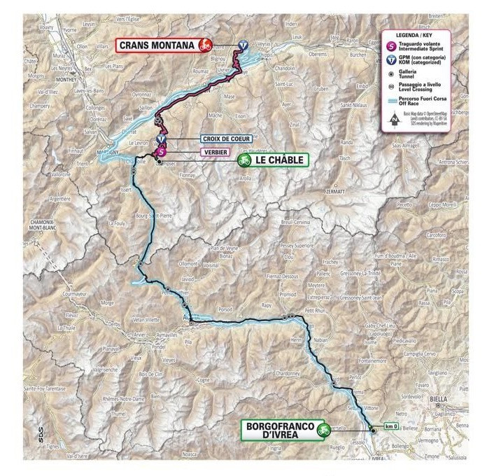 Zbog loših vremenskih uslova skraćena 13. etapa Giro d'Italia