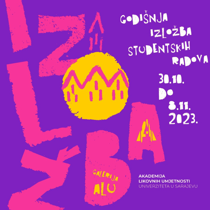 Godišnja izložba studentskih radova ALU UNSA