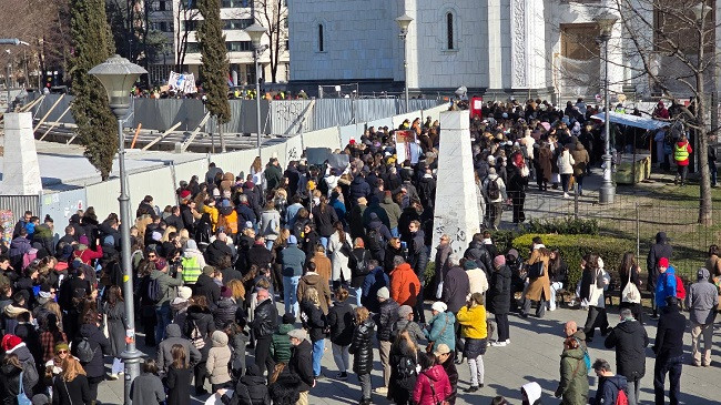 "Šumadijski marš" beogradskih i novosadskih studenata