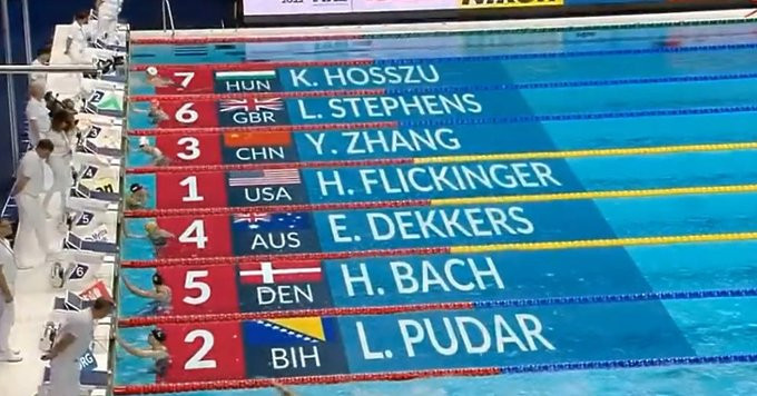 Lana Pudar se plasirala u finale SP-a u disciplini 200 metara delfin