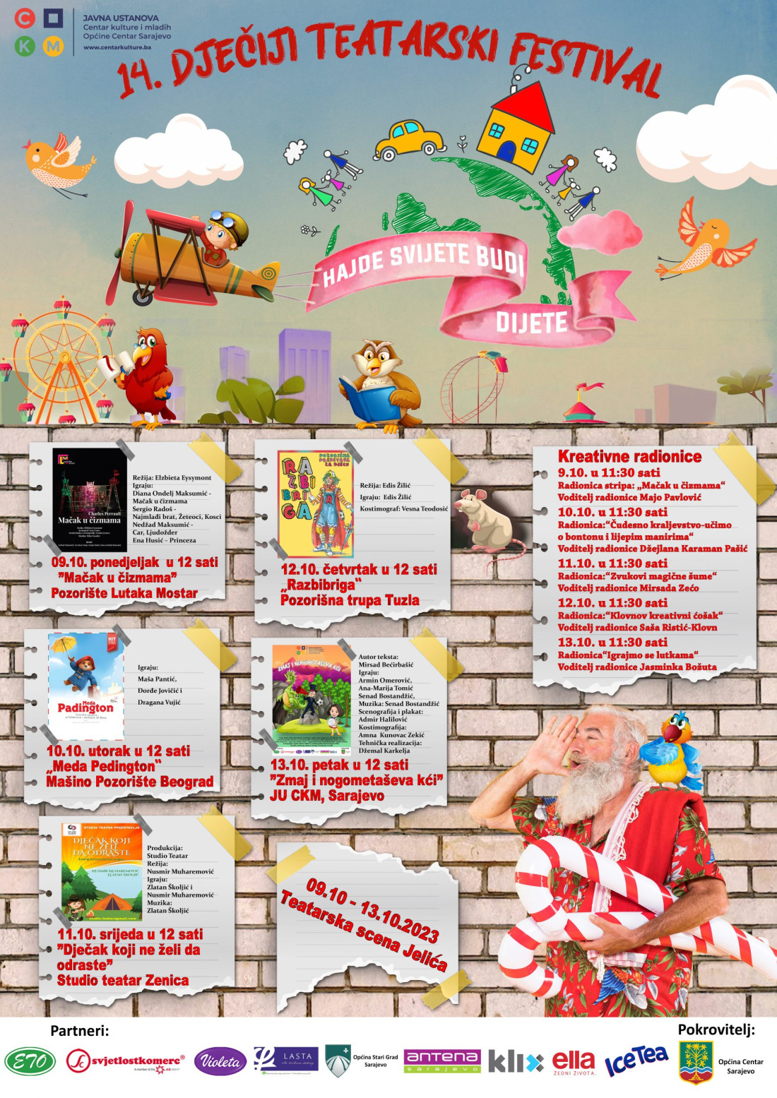 14. Dječiji teatarski festival ”Hajde svijete budi dijete”