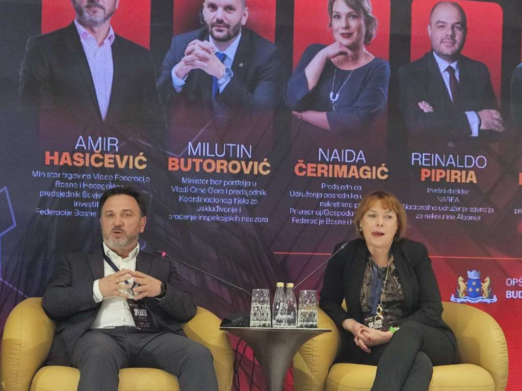 Hasičević na forumu u Crnoj Gori: Uređeno tržište nekretnina traži snažniju institucionalnu suradnju