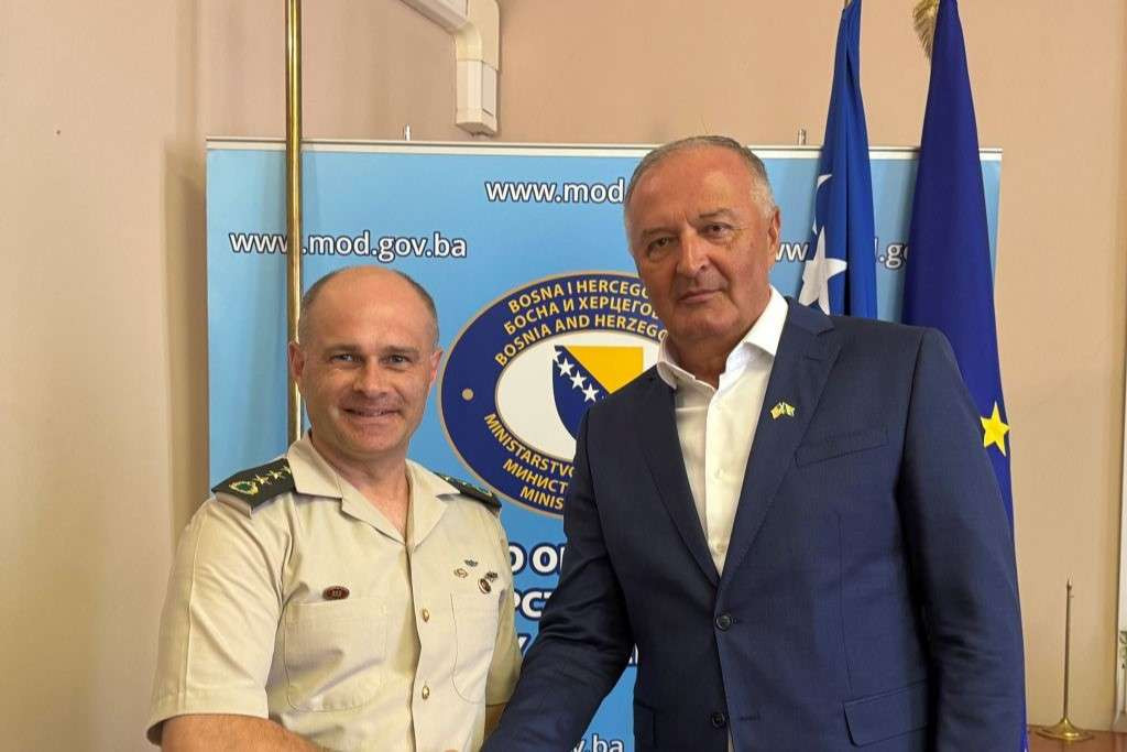 Helez primio zamjenika komandanta NATO Štaba Sarajevo: Savez neće dozvoliti sigurnosne probleme u BiH