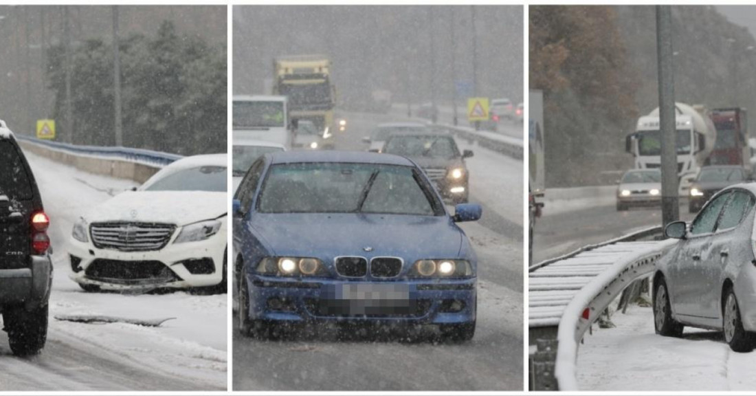 Snježni haos iznad Splita