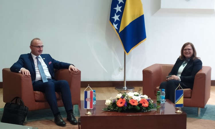 Gudeljević i Grlić Radman razgovarali o odnosima BiH i Hrvatske