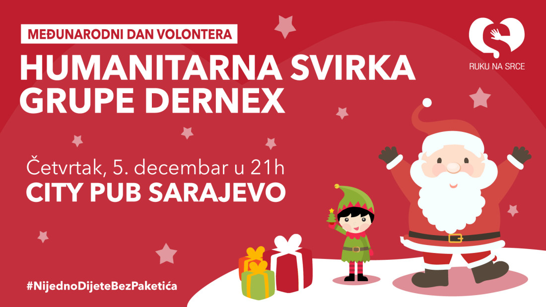 Međunarodni dan volontera: Humanitarna svirka grupe "Dernex" u City Pubu