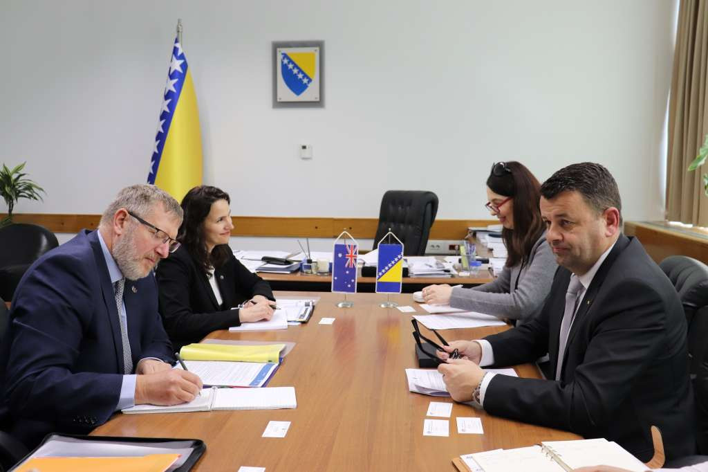 Hurtić razgovarao sa pomoćnikom sekretara u Ministarstvu vanjskih poslova Australije